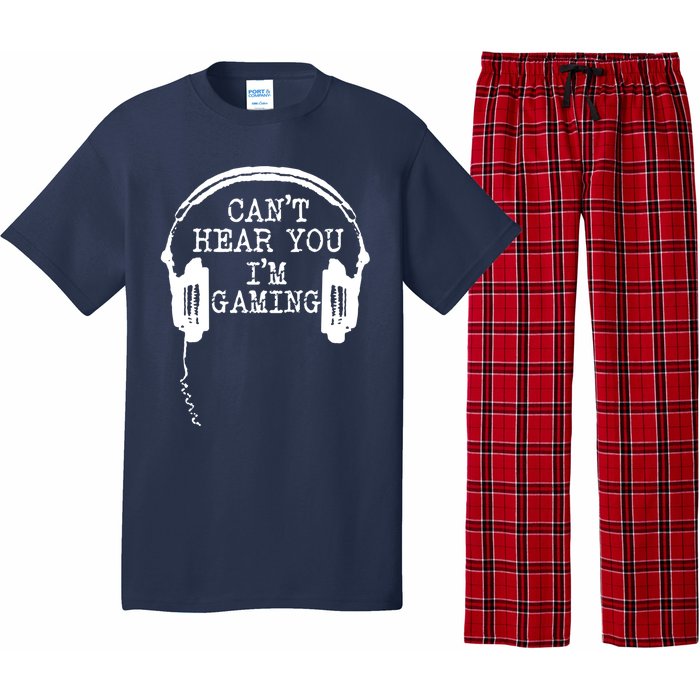 Funny Gamer Headset I Cant Hear You Im Gaming Pajama Set