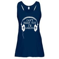 Funny Gamer Headset I Cant Hear You Im Gaming Ladies Essential Flowy Tank