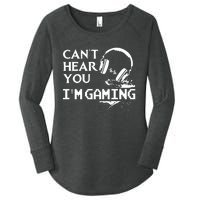 Funny Gamer Headset I Cant Hear You Im Gaming Women's Perfect Tri Tunic Long Sleeve Shirt