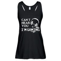 Funny Gamer Headset I Cant Hear You Im Gaming Ladies Essential Flowy Tank