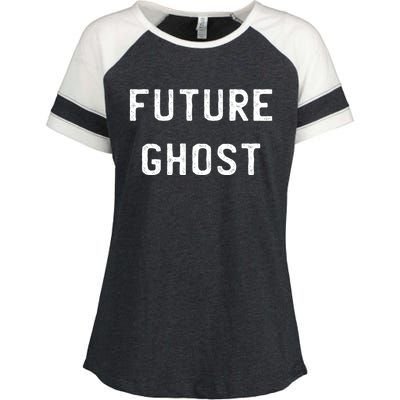 Future Ghost Humor Dark Dark Creepy Emo Punk Horror Gothic Gift Enza Ladies Jersey Colorblock Tee