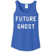 Future Ghost Humor Dark Dark Creepy Emo Punk Horror Gothic Gift Ladies Essential Tank