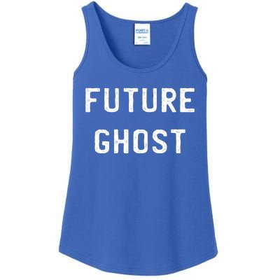 Future Ghost Humor Dark Dark Creepy Emo Punk Horror Gothic Gift Ladies Essential Tank