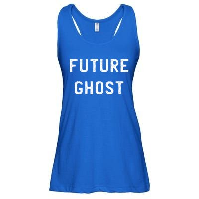 Future Ghost Humor Dark Dark Creepy Emo Punk Horror Gothic Gift Ladies Essential Flowy Tank