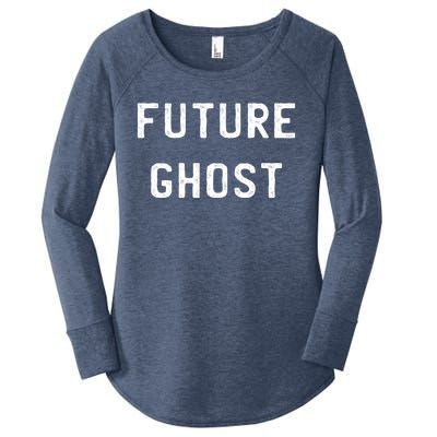 Future Ghost Humor Dark Dark Creepy Emo Punk Horror Gothic Gift Women's Perfect Tri Tunic Long Sleeve Shirt