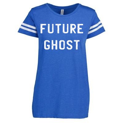 Future Ghost Humor Dark Dark Creepy Emo Punk Horror Gothic Gift Enza Ladies Jersey Football T-Shirt