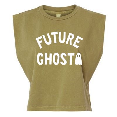 Future Ghost Halloween Garment-Dyed Women's Muscle Tee