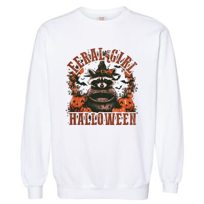 Feral Girl Halloween  Feral Garment-Dyed Sweatshirt