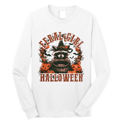 Feral Girl Halloween  Feral Long Sleeve Shirt