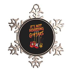 Funny Guitar Hoarding Joke Rock Music Fan Musician Metallic Star Ornament