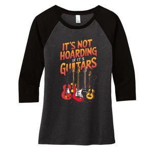 Funny Guitar Hoarding Joke Rock Music Fan Musician Women's Tri-Blend 3/4-Sleeve Raglan Shirt