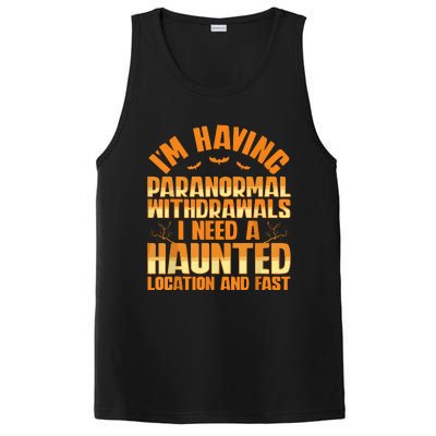 Funny Ghost Hunting Paranormal Quote Haunted Hunter PosiCharge Competitor Tank