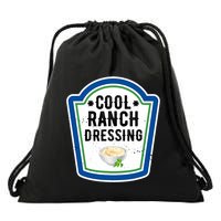 Funny Group Halloween Costume Ranch Dressing Group Condiment Drawstring Bag