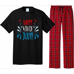 Firework Gift Happy Fourth Of July! Gift Pajama Set