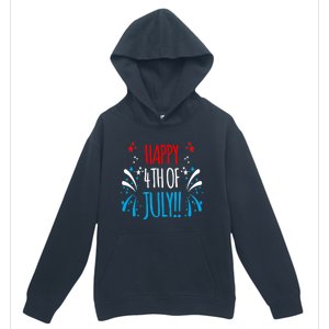 Firework Gift Happy Fourth Of July! Gift Urban Pullover Hoodie