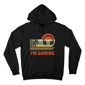 Funny Gamer Headset I CanT Hear You IM Gaming Gift Hoodie