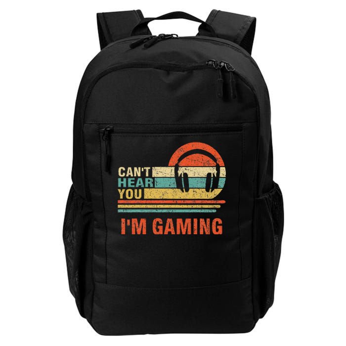 Funny Gamer Headset I CanT Hear You IM Gaming Gift Daily Commute Backpack