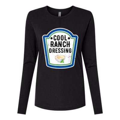 Funny Group Halloween Costume Ranch Dressing Group Condiment Womens Cotton Relaxed Long Sleeve T-Shirt