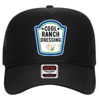 Funny Group Halloween Costume Ranch Dressing Group Condiment High Crown Mesh Back Trucker Hat