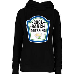 Funny Group Halloween Costume Ranch Dressing Group Condiment Womens Funnel Neck Pullover Hood