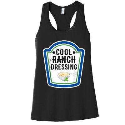 Funny Group Halloween Costume Ranch Dressing Group Condiment Women's Racerback Tank