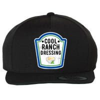 Funny Group Halloween Costume Ranch Dressing Group Condiment Wool Snapback Cap