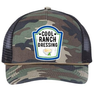 Funny Group Halloween Costume Ranch Dressing Group Condiment Retro Rope Trucker Hat Cap