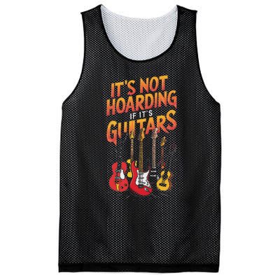 Funny Guitar Hoarding Joke Rock Music Fan Musician Mesh Reversible Basketball Jersey Tank