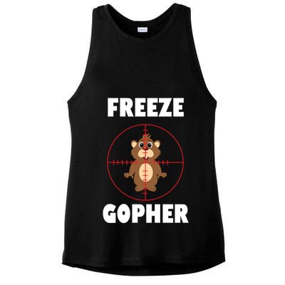 Freeze Gopher Boseeye Ladies PosiCharge Tri-Blend Wicking Tank