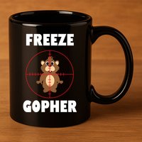 Freeze Gopher Boseeye 11oz C Handle Ceramic Mug