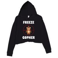 Freeze Gopher Boseeye Crop Fleece Hoodie