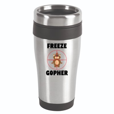 Freeze Gopher Boseeye 16oz Travel Tumbler