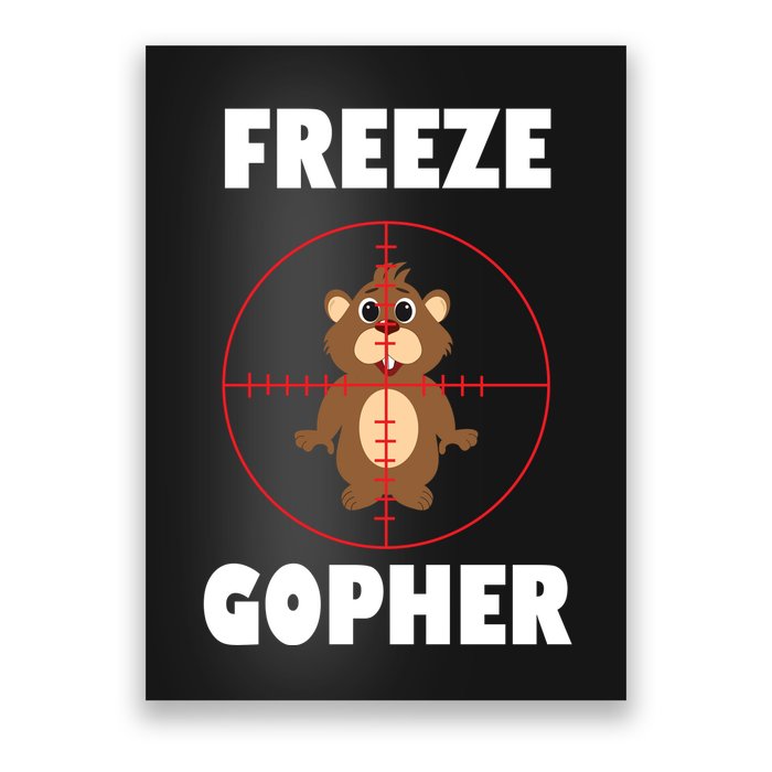 Freeze Gopher Boseeye Poster