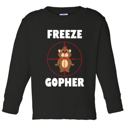 Freeze Gopher Boseeye Toddler Long Sleeve Shirt