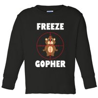 Freeze Gopher Boseeye Toddler Long Sleeve Shirt