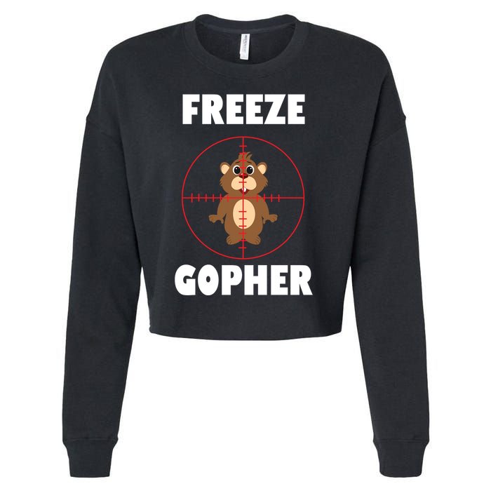 Freeze Gopher Boseeye Cropped Pullover Crew