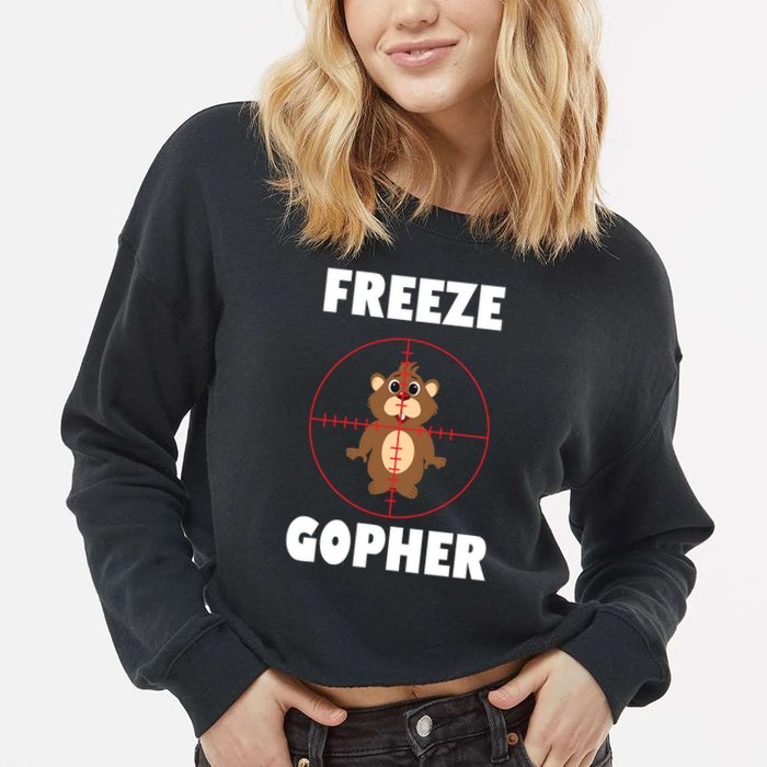 Freeze Gopher Boseeye Cropped Pullover Crew