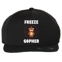 Freeze Gopher Boseeye Wool Snapback Cap