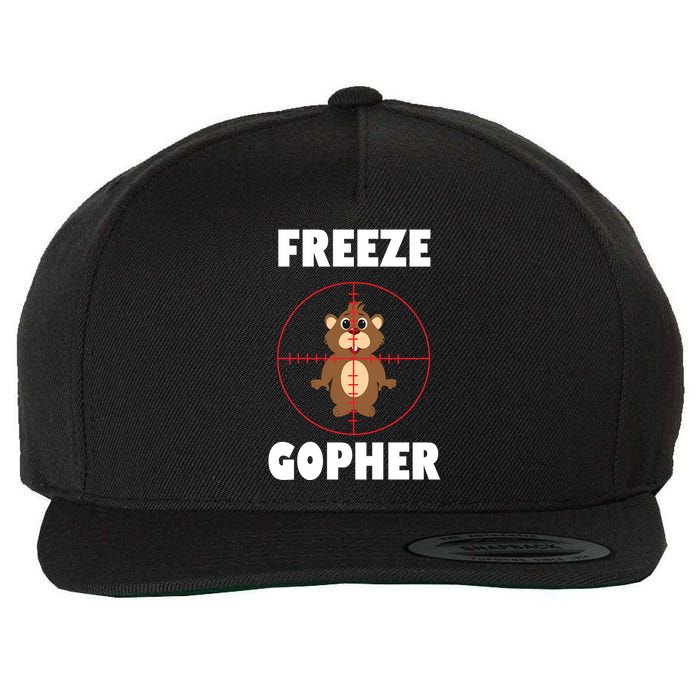 Freeze Gopher Boseeye Wool Snapback Cap