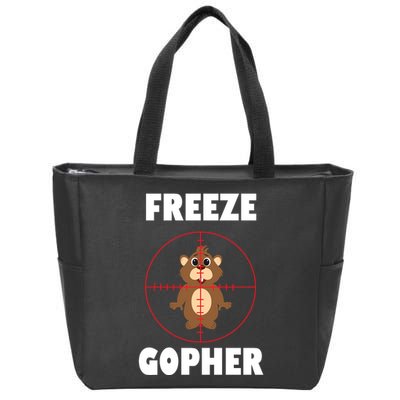 Freeze Gopher Boseeye Zip Tote Bag