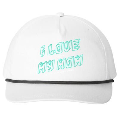 Funny Gamer I Love It When My Mom Lets Me Play Video Games Gift Snapback Five-Panel Rope Hat