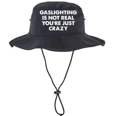 Funny Gaslighting Is Not Real You're Just Crazy Meme Humor Bucket Hat