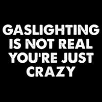 Funny Gaslighting Is Not Real You're Just Crazy Meme Humor Drawstring Bag