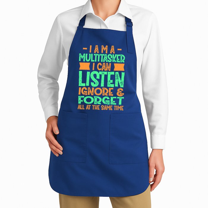 Fun Gift I Am A Multitasker I Can Listen And Forget Gift Apron