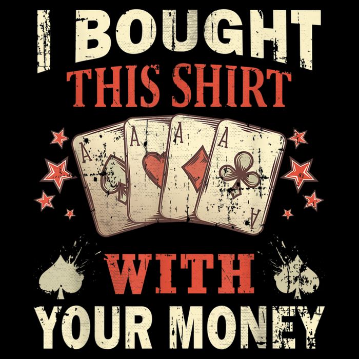 Funny Gambling I Poker Card Player Gaming Icon Tee Performance Shirt