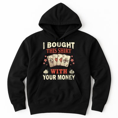 Funny Gambling I Poker Card Player Gaming Icon Tee Hoodie