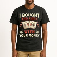 Funny Gambling I Poker Card Player Gaming Icon Tee Tall T-Shirt
