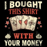 Funny Gambling I Poker Card Player Gaming Icon Tee Bag