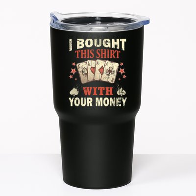 Funny Gambling I Poker Card Player Gaming Icon Tee Tumbler