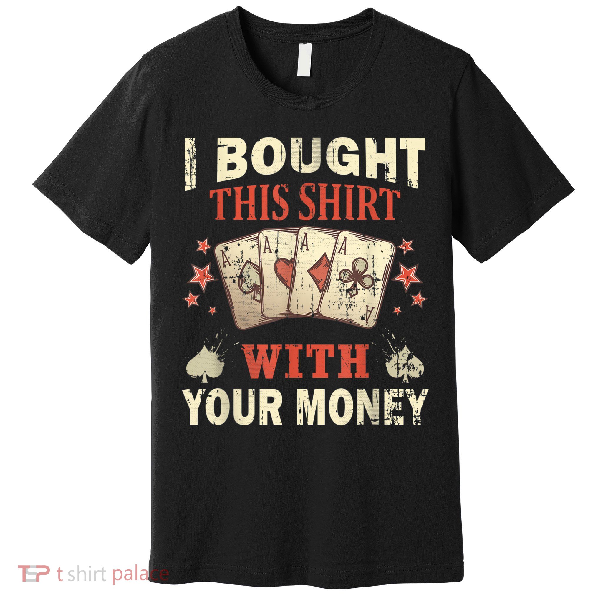Funny Gambling I Poker Card Player Gaming Icon Tee Premium T-Shirt